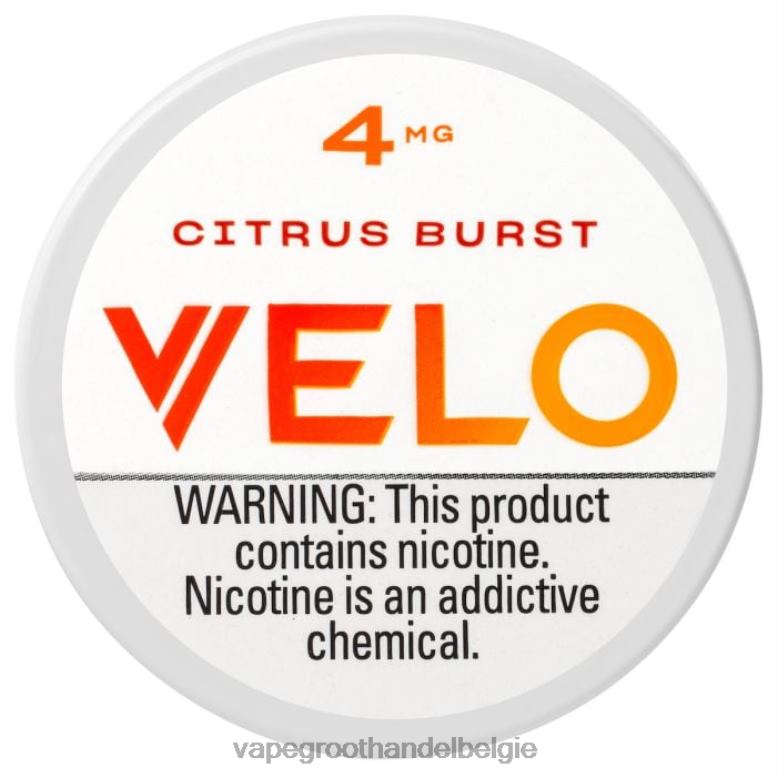 citrus barstte - vape groothandel België 0284V35 VELO nicotinezakje 4 mg