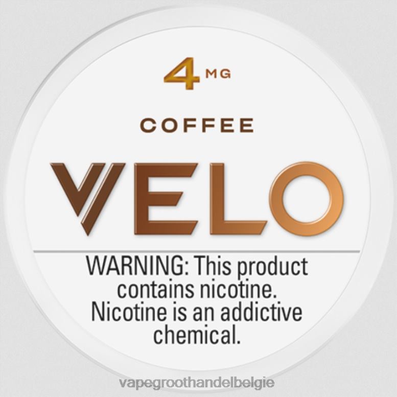 koffie - vape groothandel 0284V43 VELO nicotinezakje 4 mg