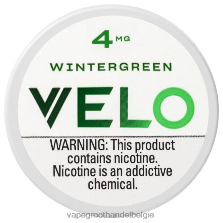 munt - elektronische sigaret zonder nicotine 0284V39 VELO nicotinezakje 4 mg