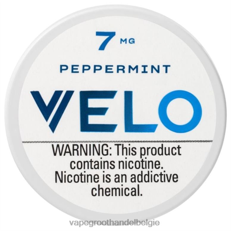 pepermunt - elektronische sigaret zonder nicotine 0284V49 VELO nicotinezakje 7 mg