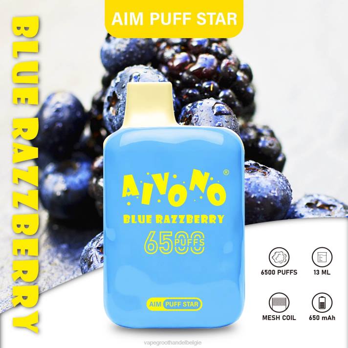 Vape Groothandel - Aivono AIM PUFF STAR 6500 blauwe bosbes V244292