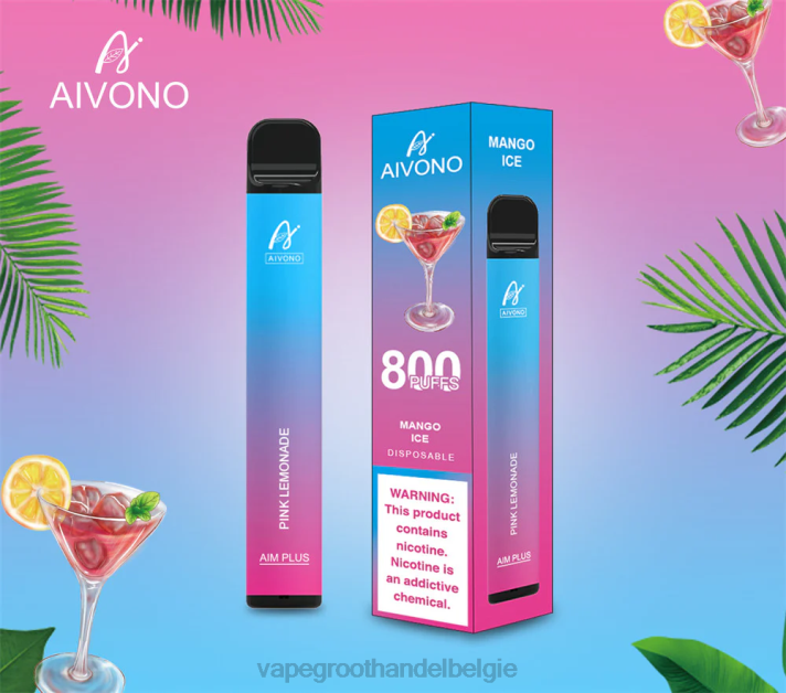 Dampen Belgie - Aivono AIM PLUS 800 roze limonade V244191