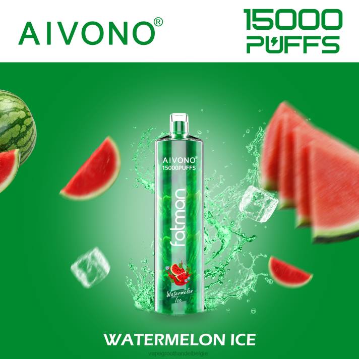 Vape Groothandel - Aivono FATMAN 15000 watermeloen ijs V24412