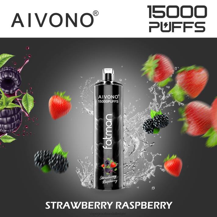 Vape Groothandel Elf Bar - Aivono FATMAN 15000 aardbei framboos V24415