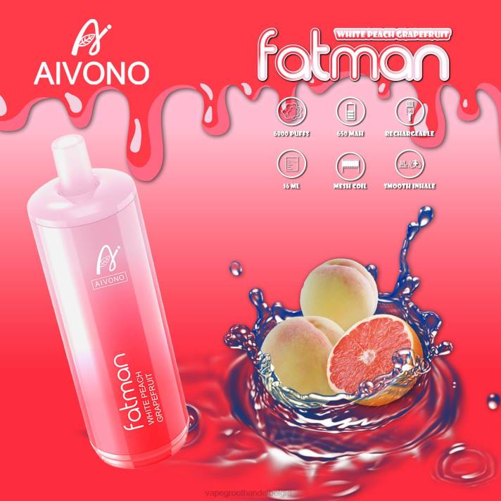 Vape Groothandel Elf Bar - Aivono FATMAN 6800 pompelmoes V24425