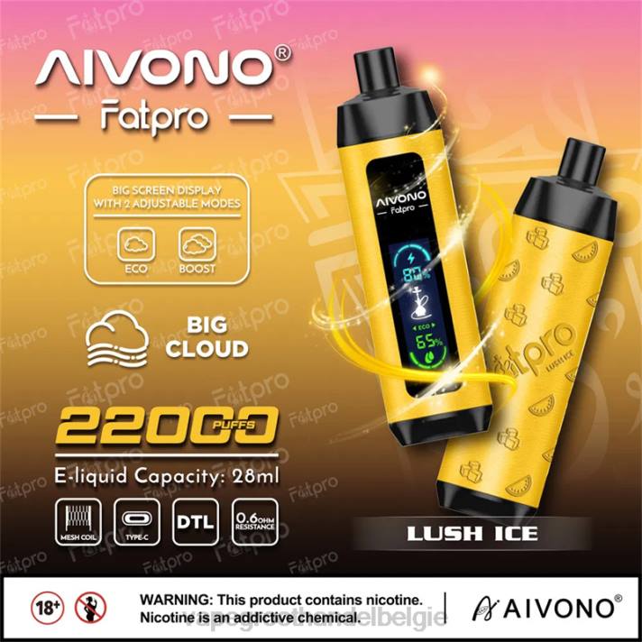 Vape Groothandel Inkoop - Aivono Fatpro 22000 weelderig ijs V2443