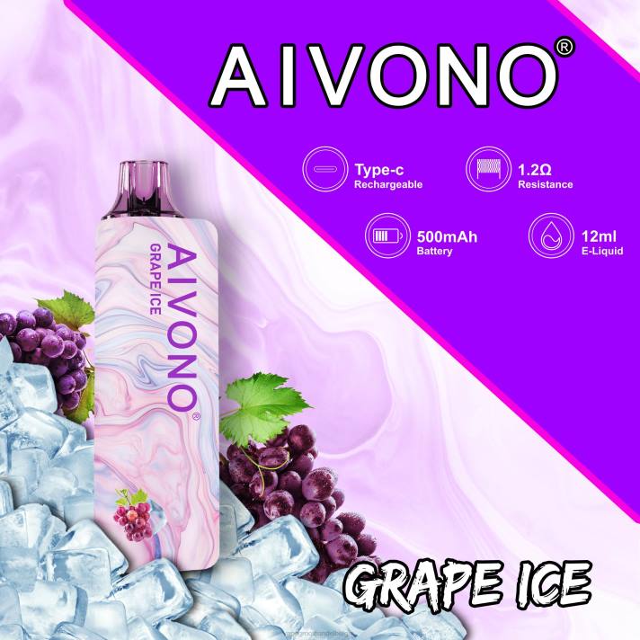 Vape Groothandel - Aivono AIM GUN 7000 druiven ijs V244102