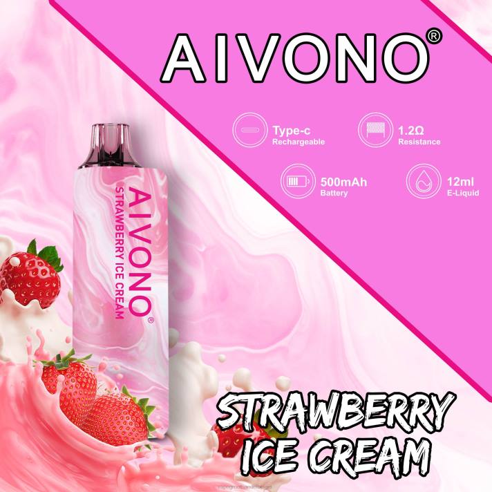 Vape Groothandel Elf Bar - Aivono AIM GUN 7000 aardbeienijs V244105