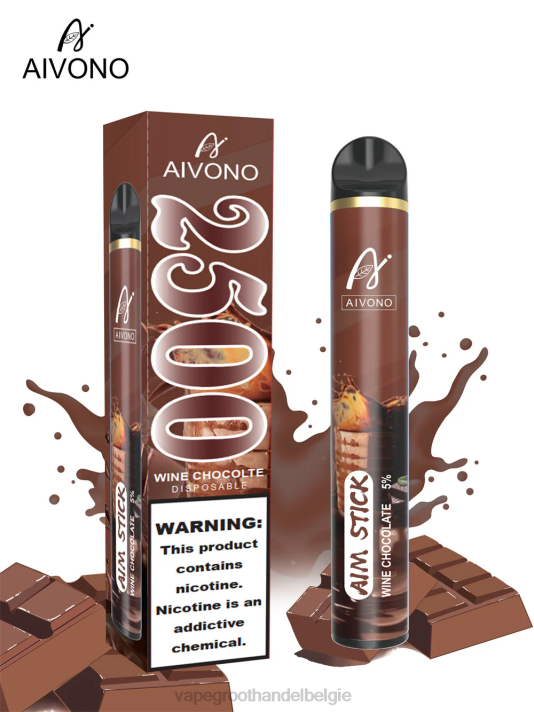 Groothandel Vape Wegwerp - Aivono AIM STICK 2500 wijn chocolade V244156