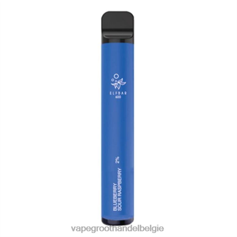 bosbes zure framboos - vape groothandel 0284V103 ELFBAR 600