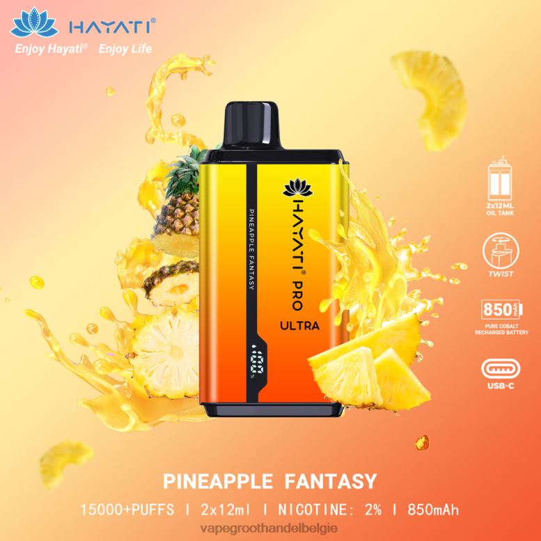 ananas fantasie - vape groothandel 0284V213 Hayati Pro Ultra