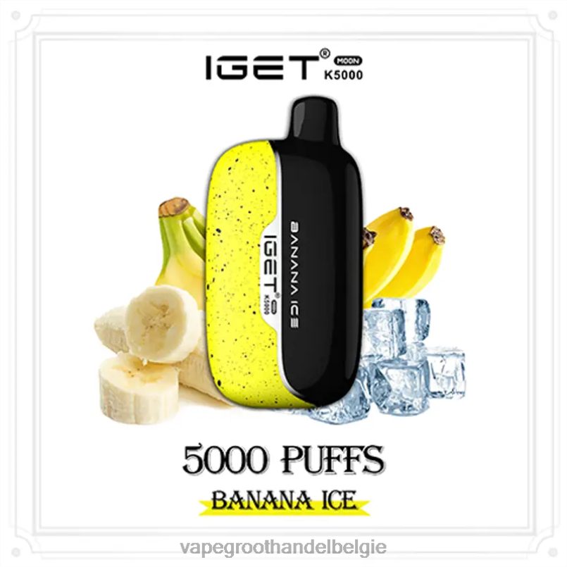 IGET Moon k5000 bananen ijs V0X4J11 - Vape Groothandel