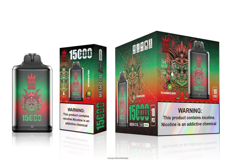 Bang Box s1-15000 trekjes aardbei-kiwi Vape Groothandel - 42ZRB6100