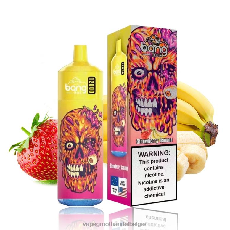 aardbei banaan - vape groothandel inkoop 0284V114 Bang Box 12000 trekjes