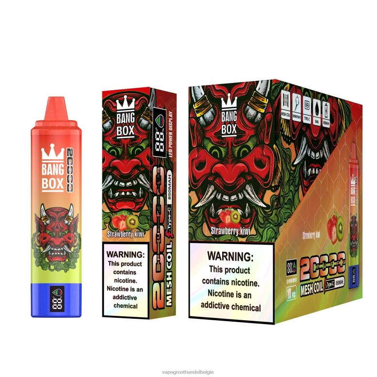 aardbei-kiwi - vape groothandel elf bar 0284V126 Bang Box 20000