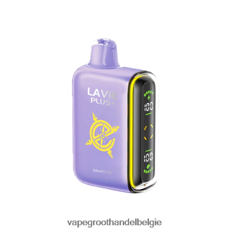 Vape Groothandel Inkoop - LAVIE PLUS 15000 trekjes druiven ijs F20N42103