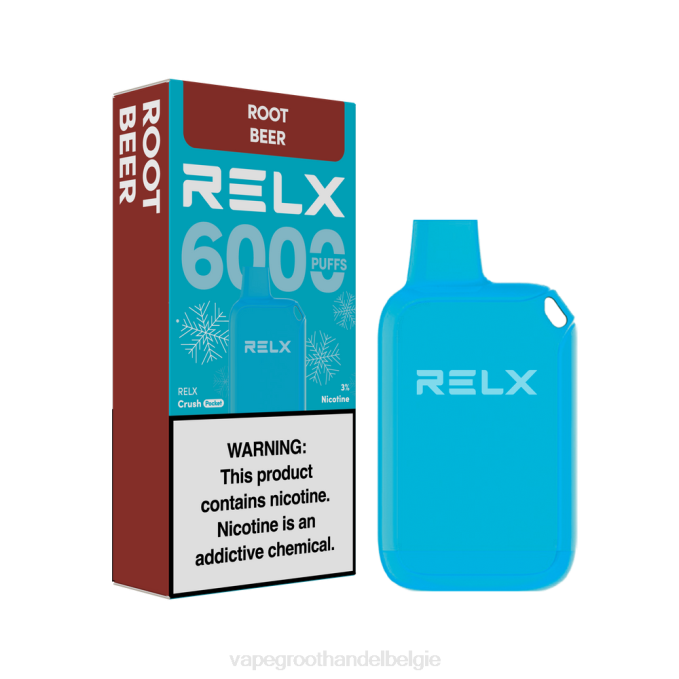 RELX Crush Pocket 6000 ijskoud wortelbier PLHV20 Vape Groothandel