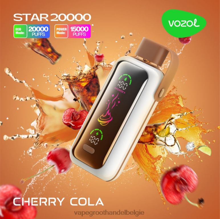 VOZOL STAR 20000 kersen cola 8XN0J6 | Groothandel Vape Wegwerp