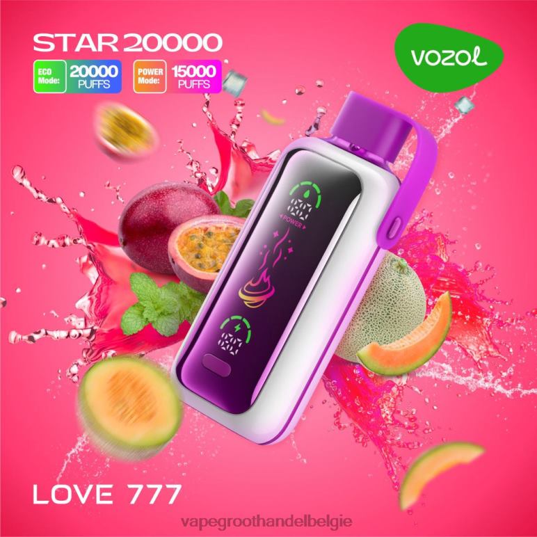 VOZOL STAR 20000 liefde 777 8XN0J12 | Vape Groothandel